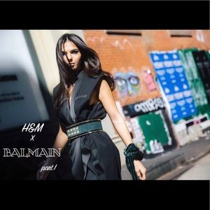 LAST ONE!!! Balmain X H &M suede belt